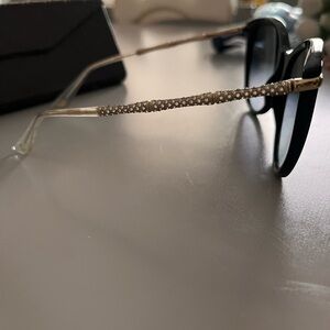 Gucci bamboo crystal sunglasses